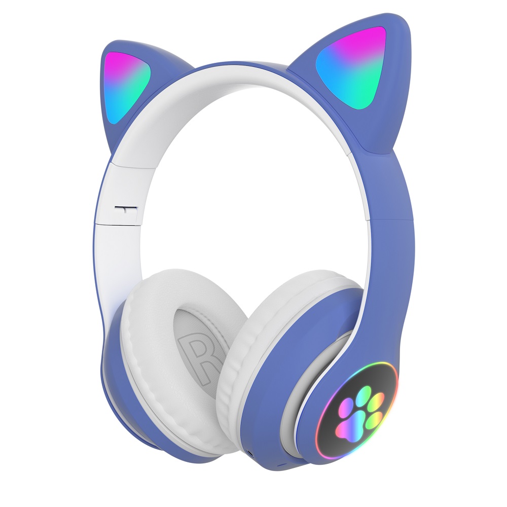 фото Наушники goodstore24 stn-28-4 blue кошачьи уши