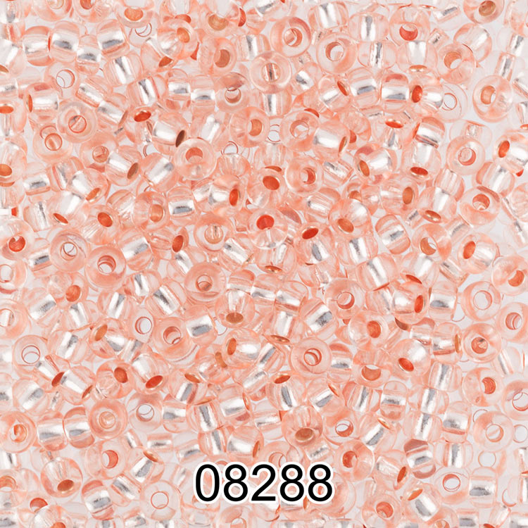 

Бисер Preciosa круглый 6 10/0, 2,3 мм, 500 г, цвет 8288 светло-оранжевый