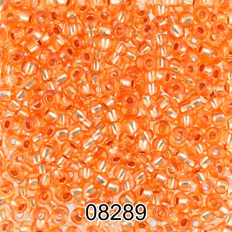 

Бисер Preciosa круглый 6 10/0, 2,3 мм, 500 г, цвет 8289 оранжевый