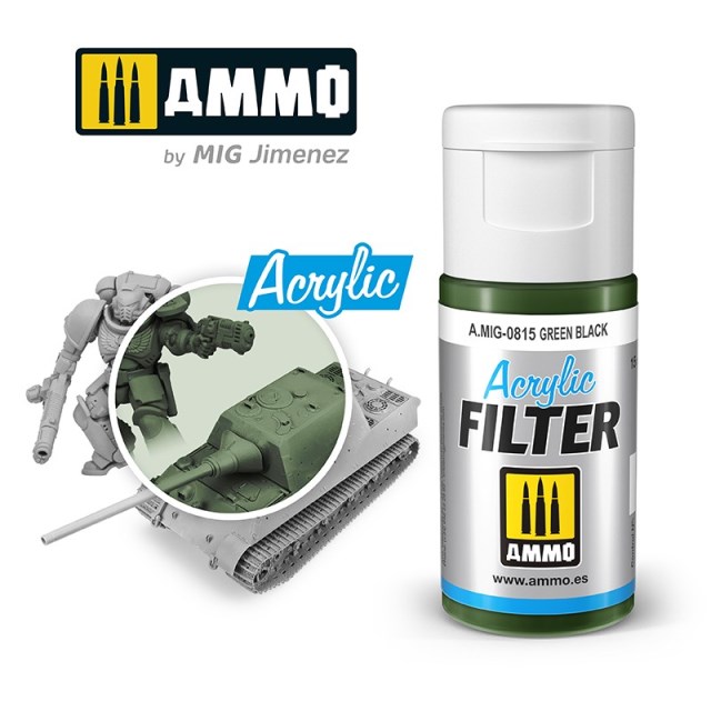 

AMIG0815 Фильтр акриловый ACRYLIC FILTER Green Black, Зеленый