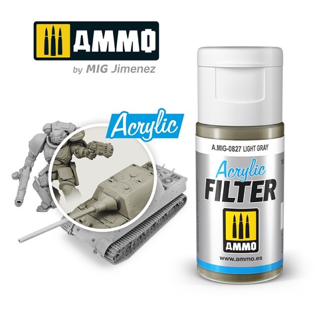 

AMIG0827 Фильтр акриловый ACRYLIC FILTER Light Gray, Серый