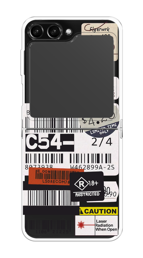 

Чехол Homey на Samsung Galaxy Z Flip 5 "Flight to Paris", Серый;бежевый, 2108350-1