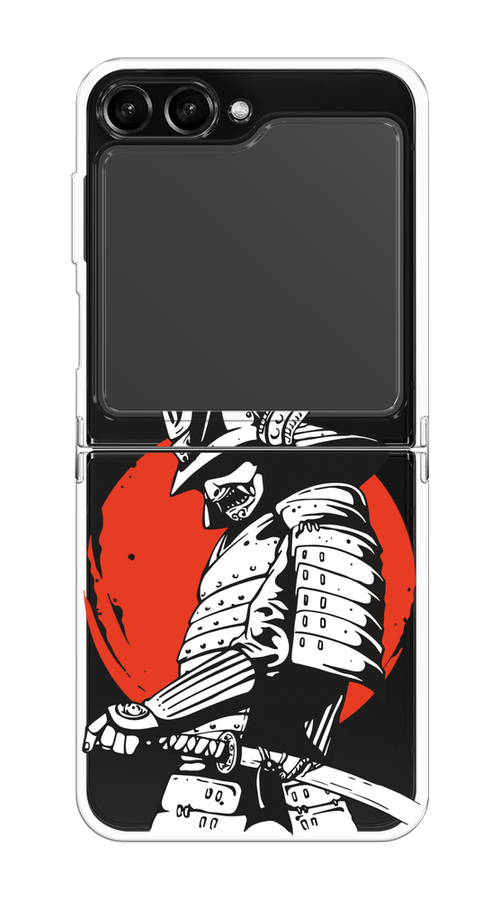 

Чехол Homey на Samsung Galaxy Z Flip 5 "Самурай с катаной", Черный;красный;белый, 2108350-1