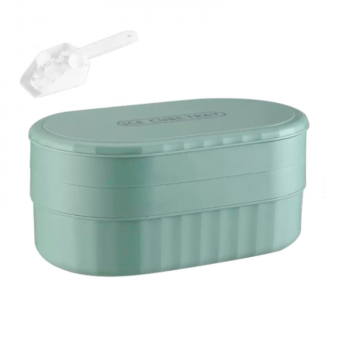 Силиконовая форма для льда Jubilee Dragon Silicone Ice Cube Storage Box Green (72 ячейки)