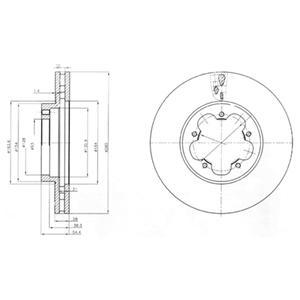 

Диск Тормозной Передний Ford Transit 06- (280Мм) Bg4007 DELPHI bg4007