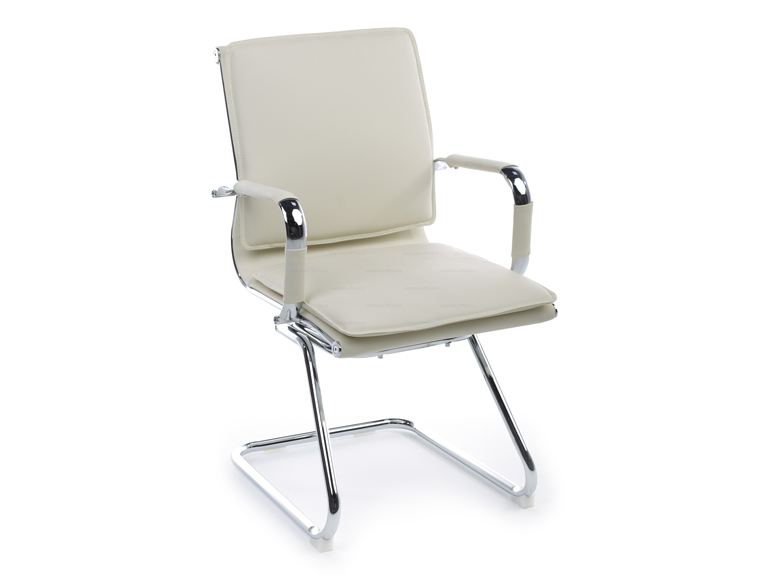 фото Конференц-кресло рива чейр rch 6003-3 экокожа бежевая riva chair