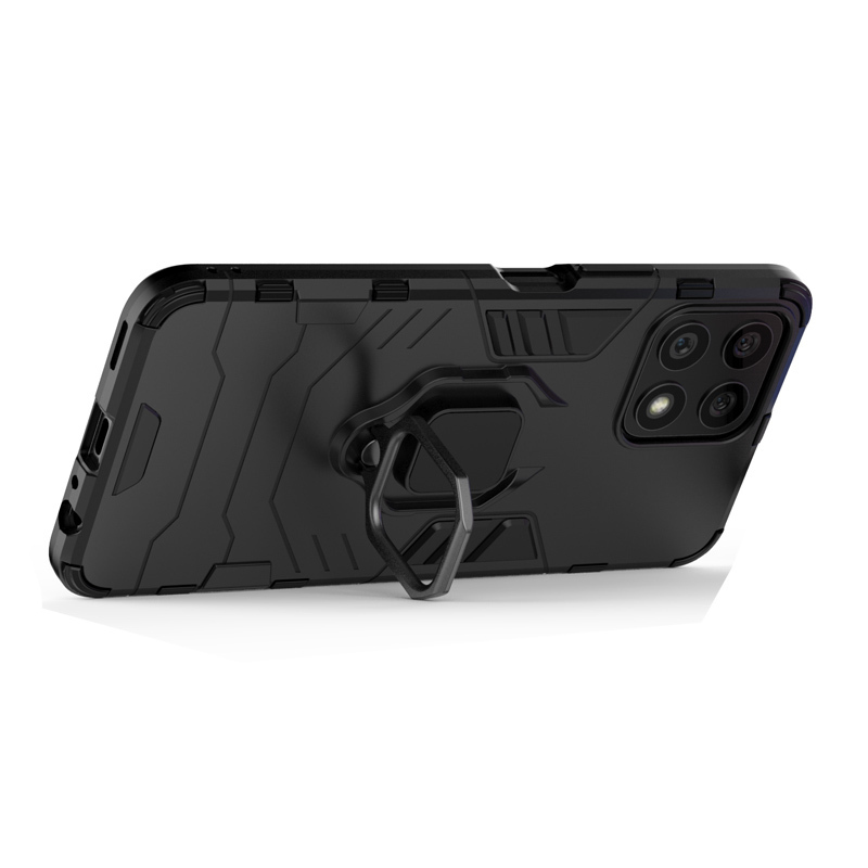 

Противоударный чехол с кольцом Panther Case для Honor X8 (черный)