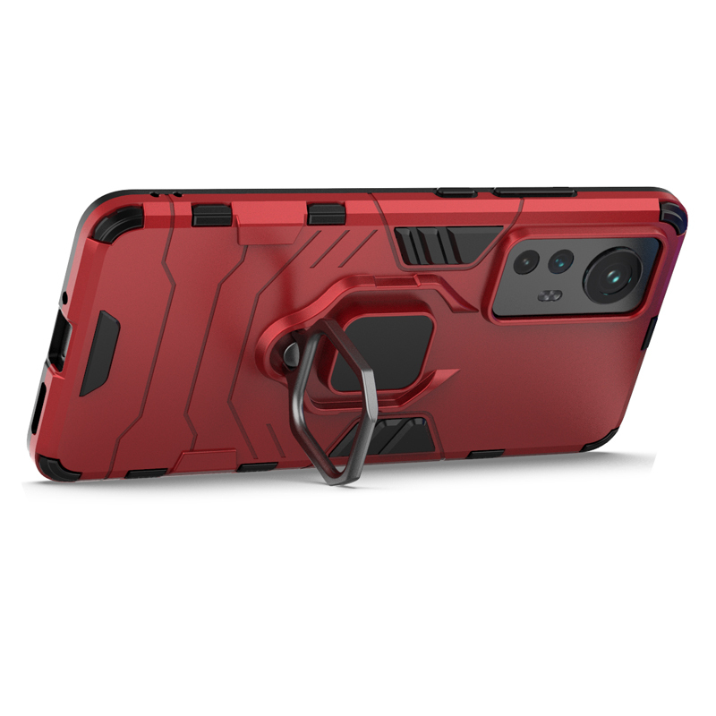 

Чехол с кольцом Panther Case для Xiaomi Mi 12/12X (красный)