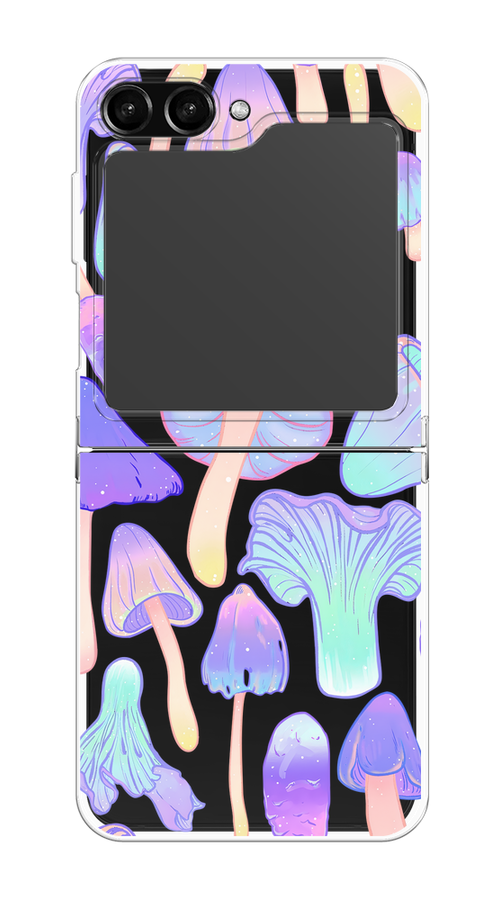 

Чехол Homey на Samsung Galaxy Z Flip 5 "Пастельные грибы", Фиолетовый;голубой, 2108350-1