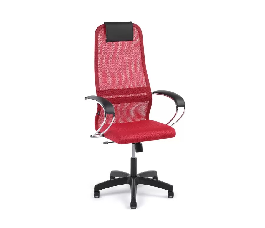 Кресло компьютерное SU-В-8/подл.131/осн.001 Красный/Красный