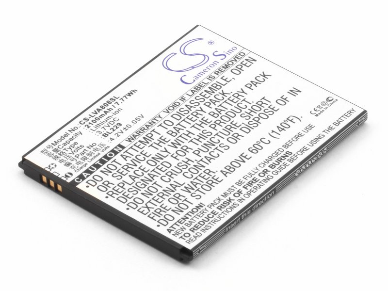 

Аккумуляторная батарея CameronSino CS-LVA808SL для телефона Lenovo A8 (A806, A808T) BL229