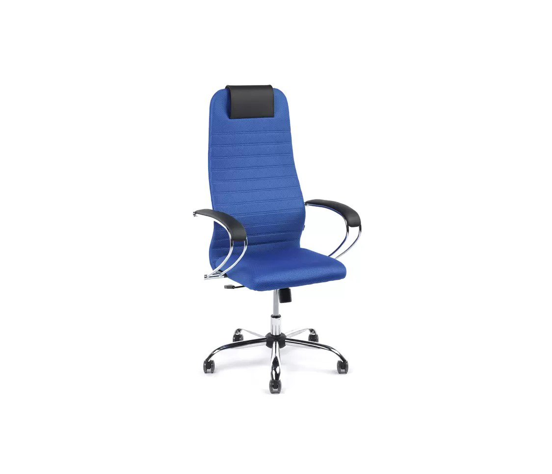 Кресло компьютерное SU-B-10/подл.131/осн.003 Синий/Синий