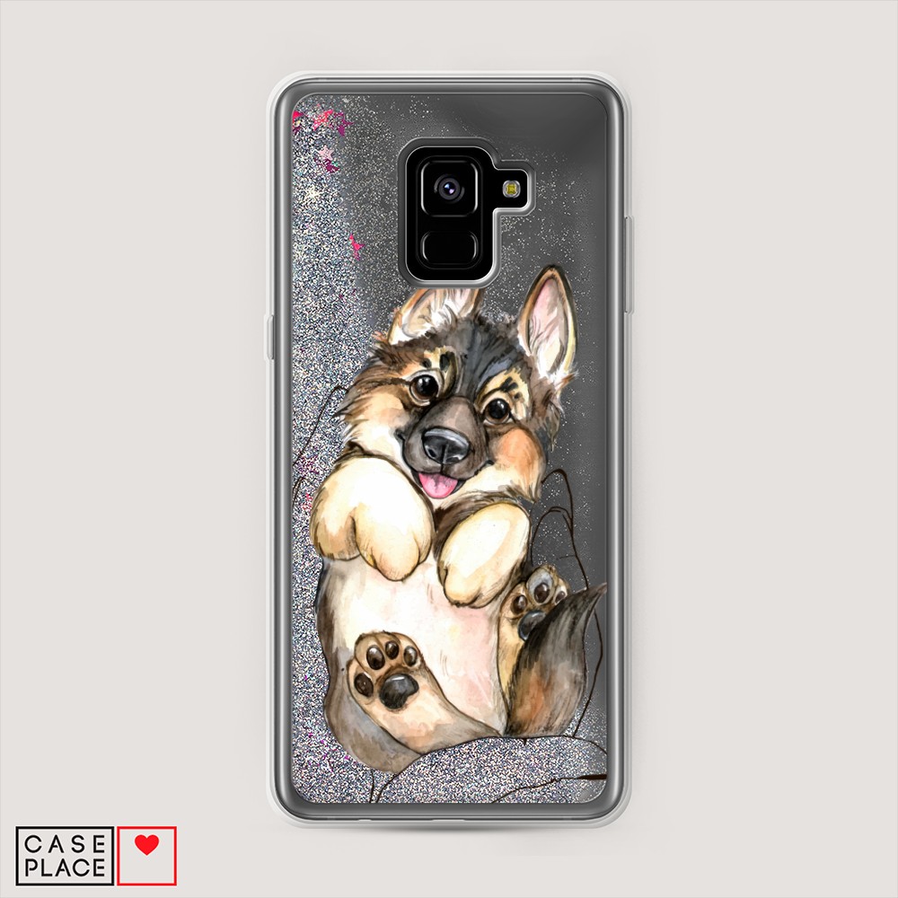 

Чехол Awog "Овчарка в ладошках" на Samsung Galaxy A8 Plus, 25591-1