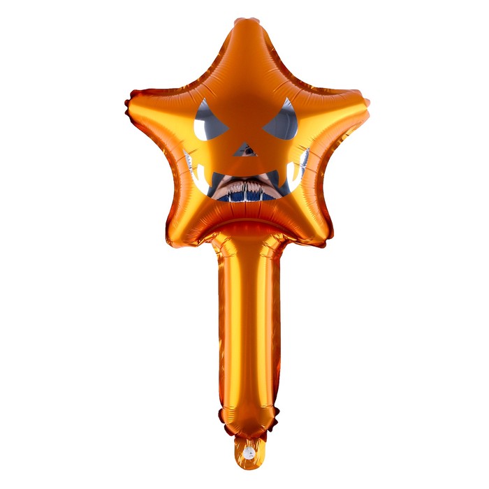 

Шар фольгированный-стучалка 16 Тыква-звезда 5 шт., Разноцветный