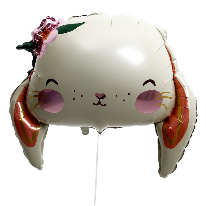 

Шар фольгорованный 26 Заяц довольный, Белый