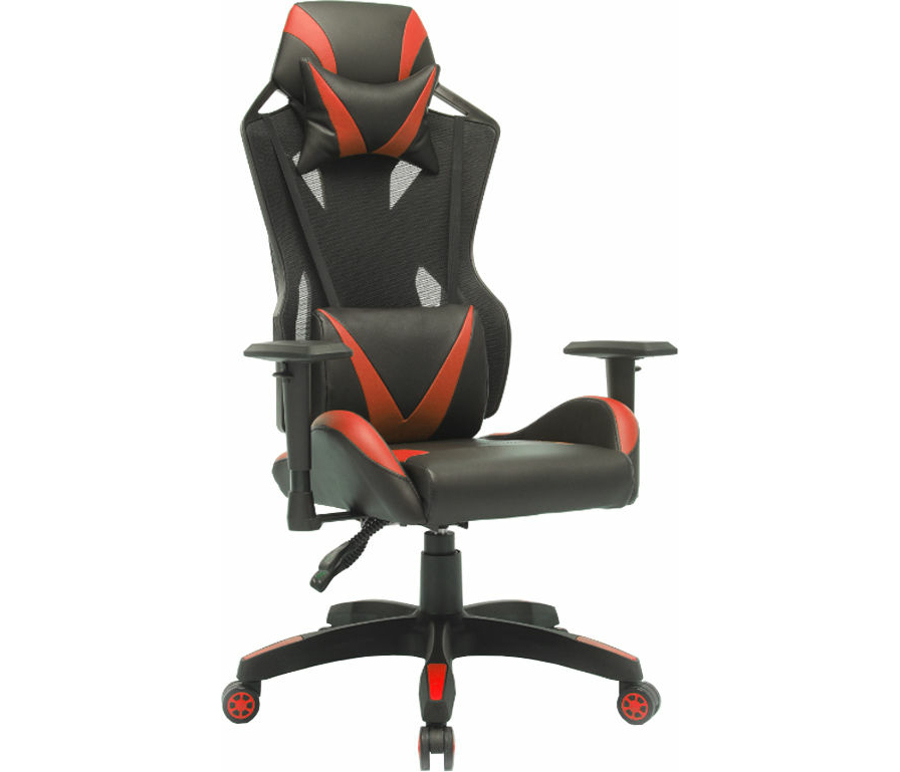 фото Игровое кресло экспресс офис sz-cg-2020 искусственная кожа черно-красная