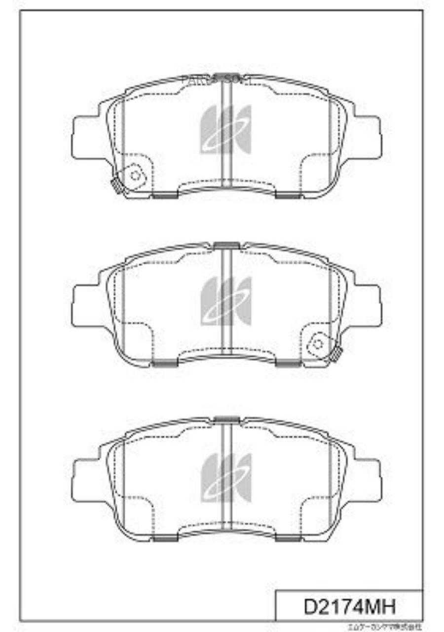 

Тормозные колодки Kashiyama D2174MH