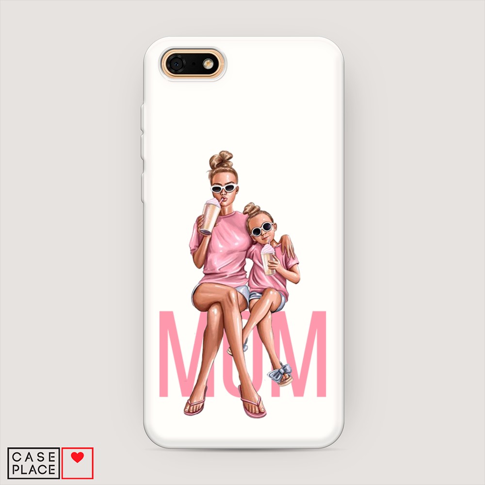 

Чехол Awog на Huawei Y5 Prime 2018 "Lovely mom", Разноцветный, 66357-1