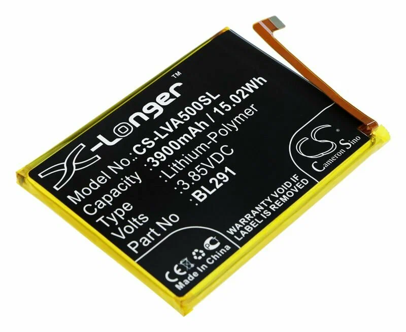 

Аккумулятор CameronSino CS-LVA500SL для Lenovo A5 (BL291) 3900mah