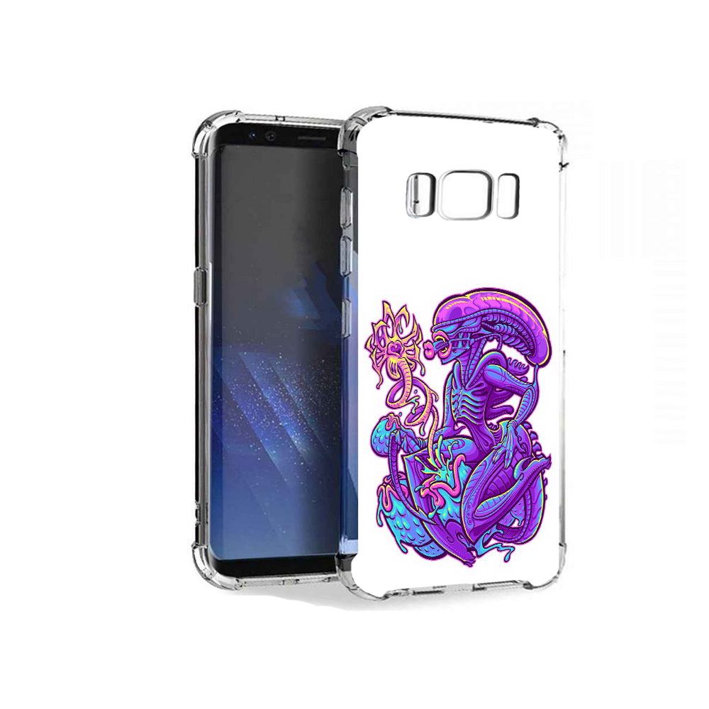 

Чехол MyPads Tocco для Samsung Galaxy S8+ чужой фиолетовый цвет, Tocco