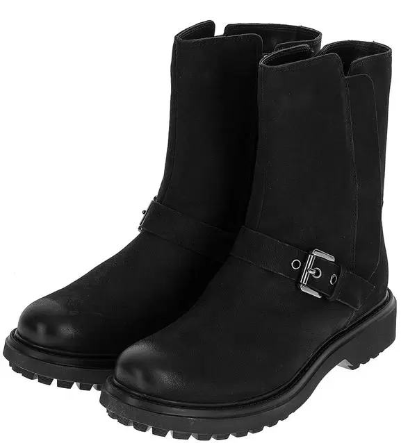 

Полусапоги женские GEOX D847AF000LT черные 36.5 RU, Черный, D847AF000LT