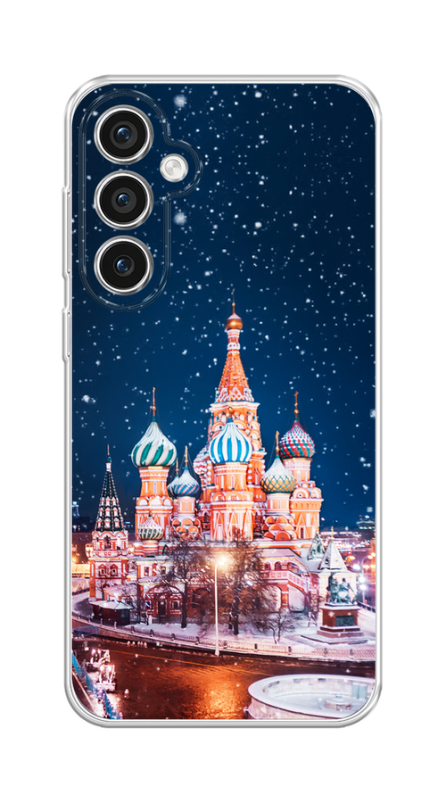 

Чехол Homey на Samsung Galaxy S23 FE 5G "Москва 1", Коричневый;синий;белый, 2108450-1