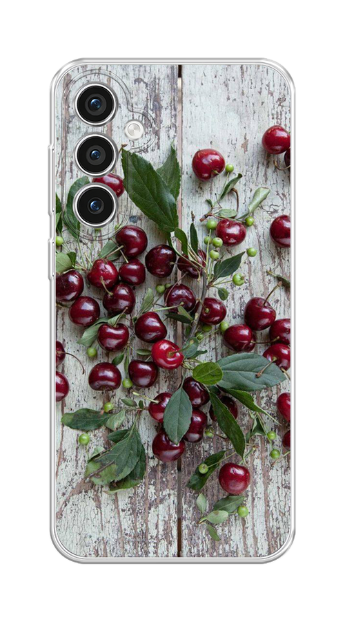 

Чехол Homey на Samsung Galaxy S23 FE 5G "Вишня", Бордовый;зеленый;серый, 2108450-1