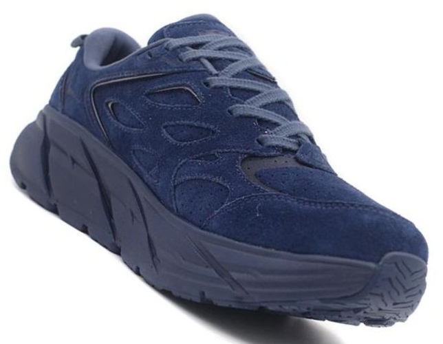 

Кроссовки унисекс Hoka Clifton L Suede синие 7.5 US, Синий, Clifton L Suede