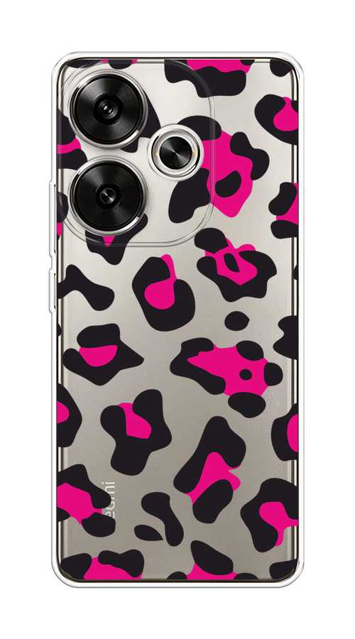 

Чехол на Xiaomi Redmi Turbo 3 "Pink cow spots", Черный;розовый, 322150-1