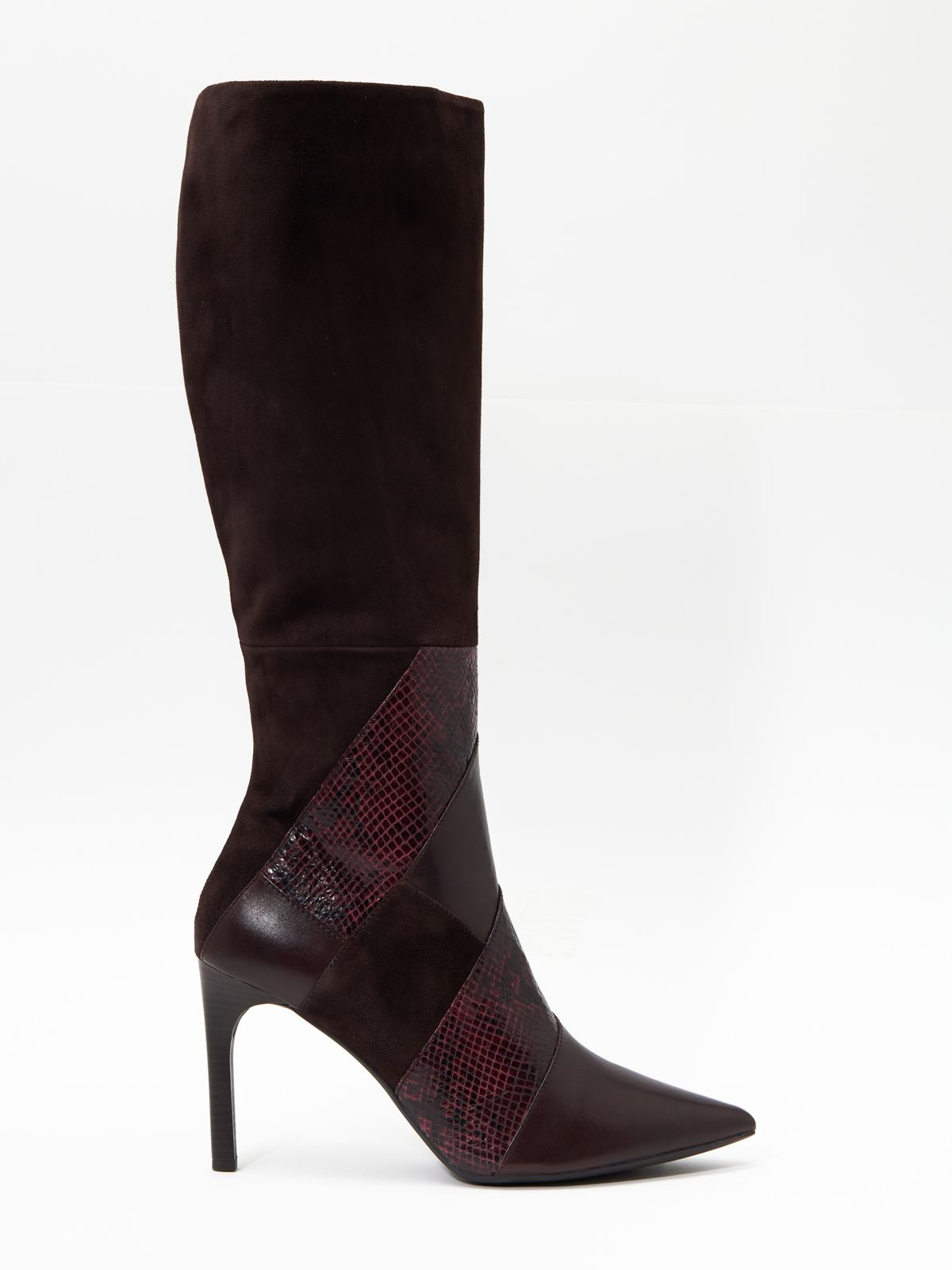 Ботинки Geox для женщин, тёмно-кофейный, бордовый, 36, D848UC02141, 1 пара