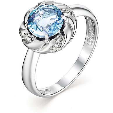 

Кольцо из серебра с фианитом р. 17 АЛЬКОР 01-1344_00ТБ-00, 01-1344_00ТБ-00
