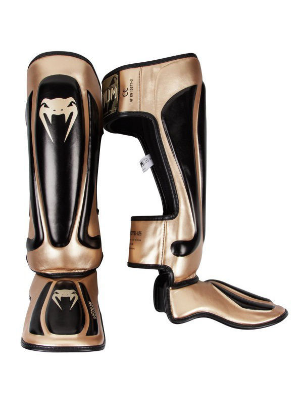 фото Щитки venum predator black/gold (m)