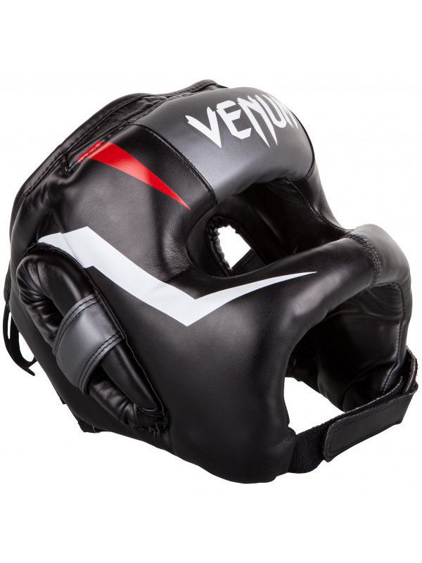 фото Шлем боксерский venum elite iron black