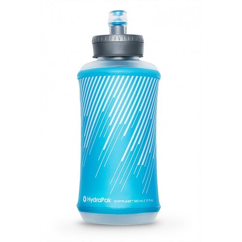 Мягкая фляга Hydrapak SoftFlask 2.0 с поилкой-клапаном Bite, 500мл, цвет MALIBU BLUE