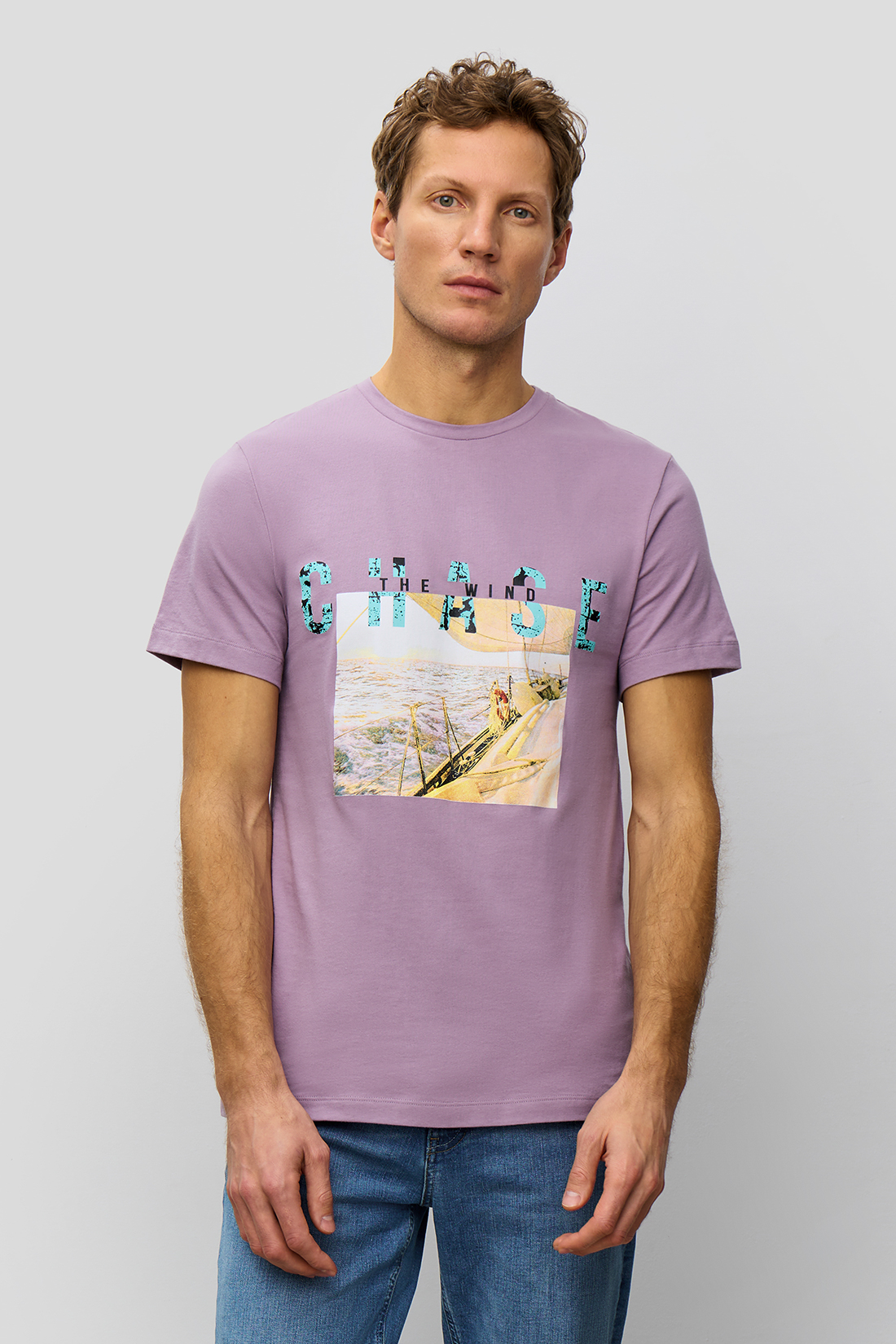 

Футболка мужская Baon B7323012 фиолетовая 3XL, Фиолетовый, B7323012