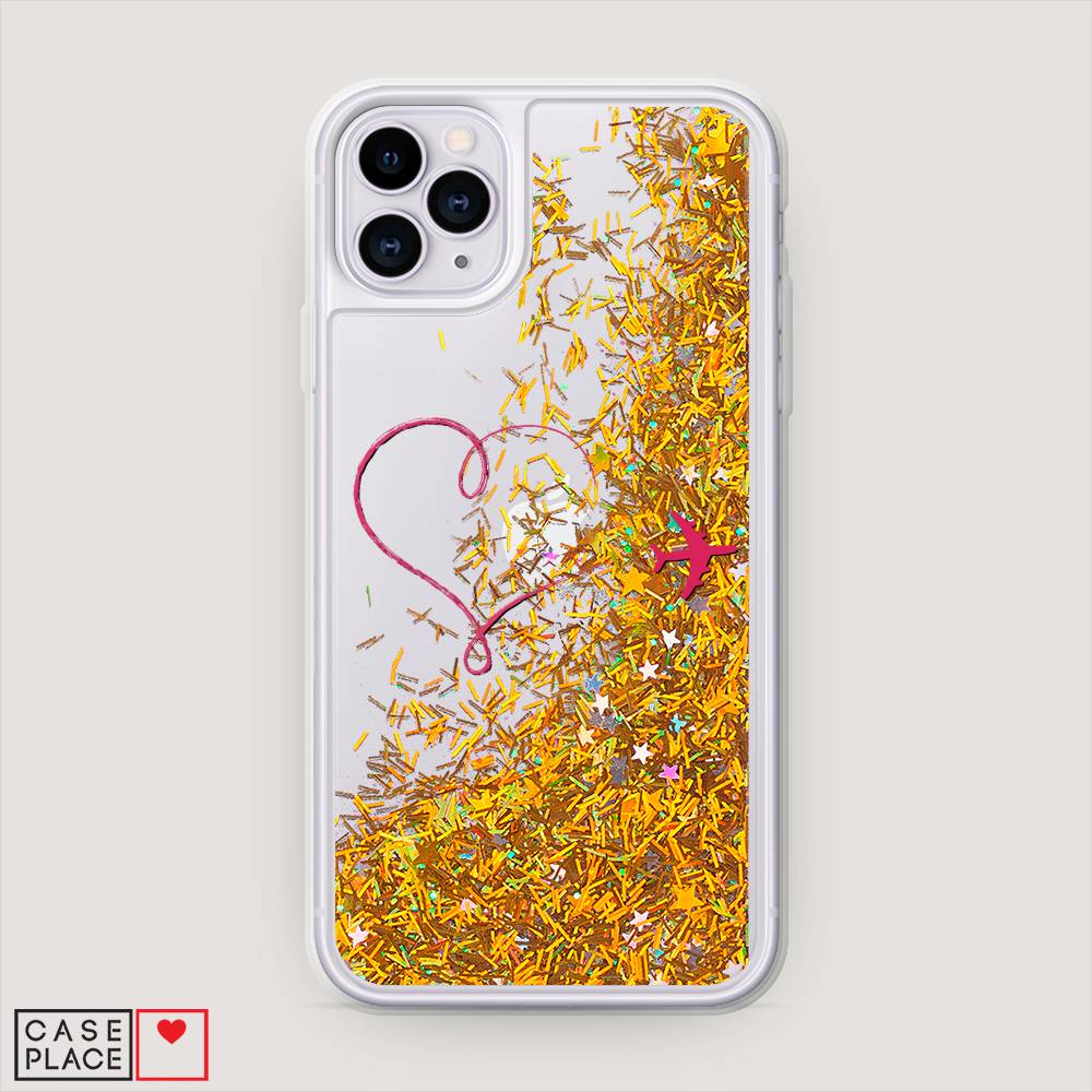 

Чехол Awog на Apple iPhone 11 Pro / Айфон 11 Pro "Сердце и самолет", 12390-1