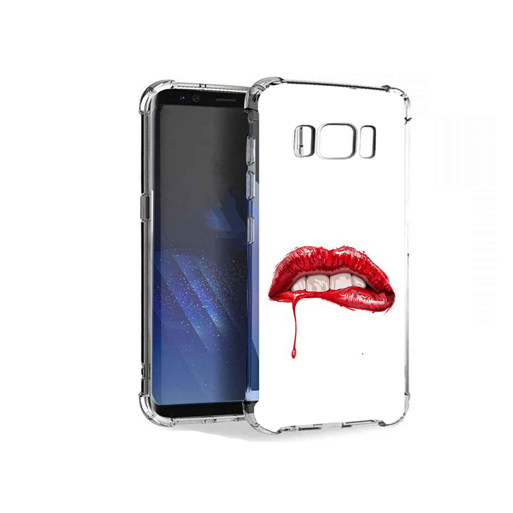 

Чехол MyPads Tocco для Samsung Galaxy S8+ яркие красные губы, Tocco