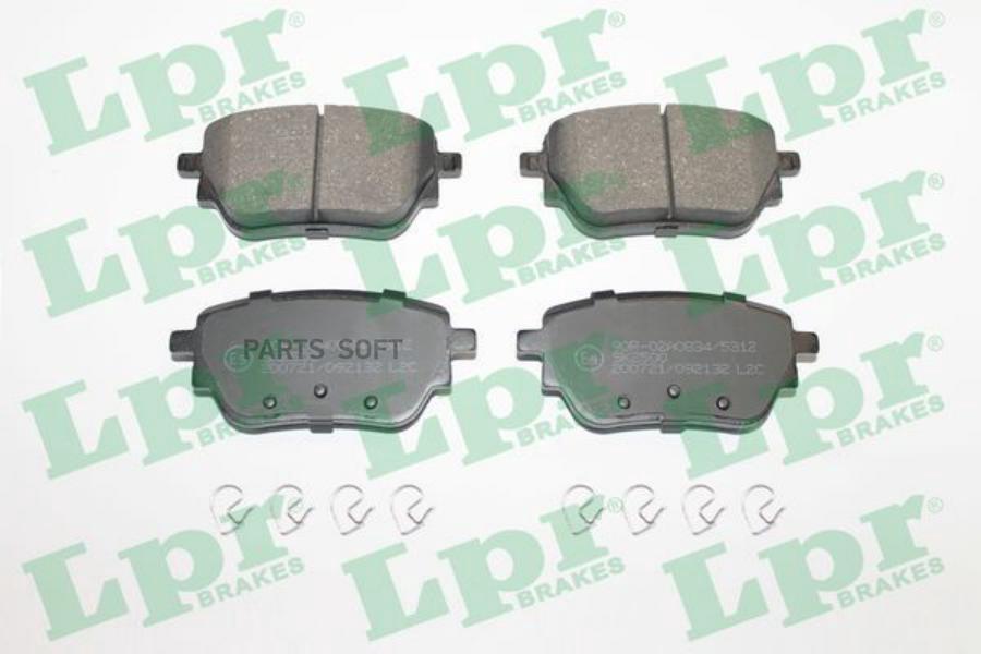 

Lpr 05P2132 Колодки Тормозные Mercedes A W177/Cla C/X118 Задние 1Шт