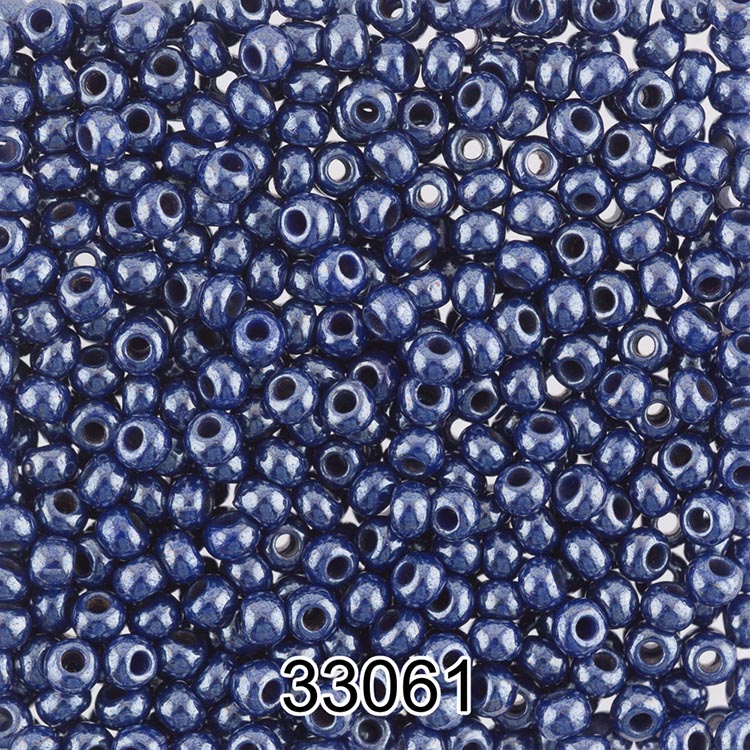 

Бисер Preciosa круглый 7, 10/0, 2,3 мм, 500 г, цвет 33061 темно-сливовый, Фиолетовый