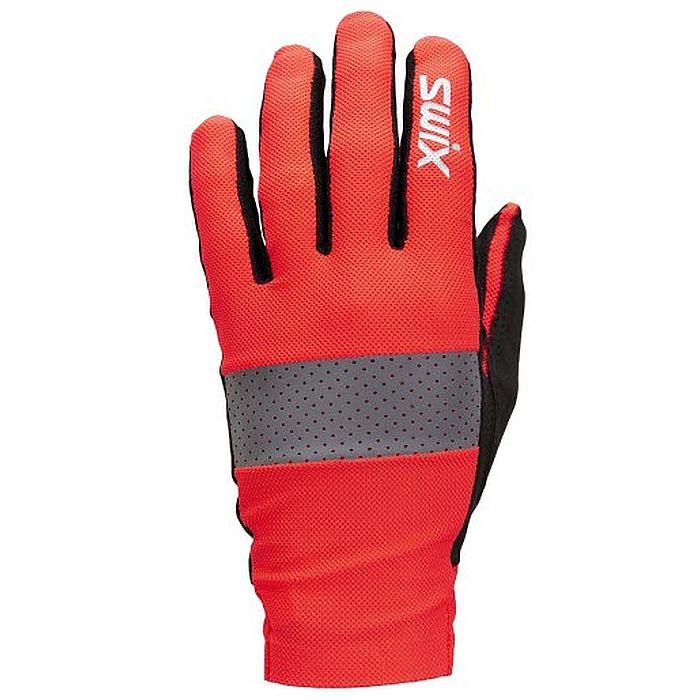 Перчатки для лыжероллеров SWIX Radiant красный 7