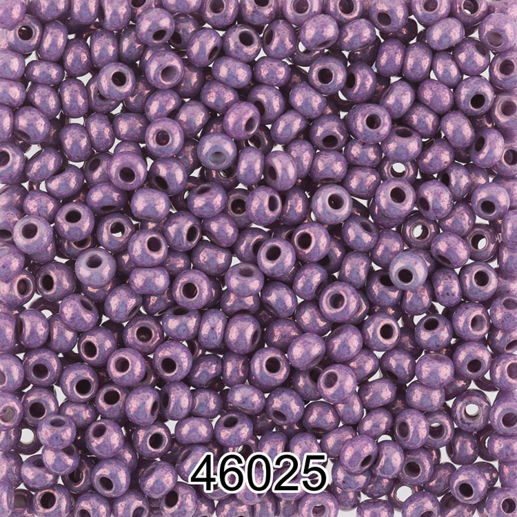 

Бисер Preciosa круглый 7, 10/0, 2,3 мм, 500 г, цвет 46025 темно-сиреневый, Фиолетовый