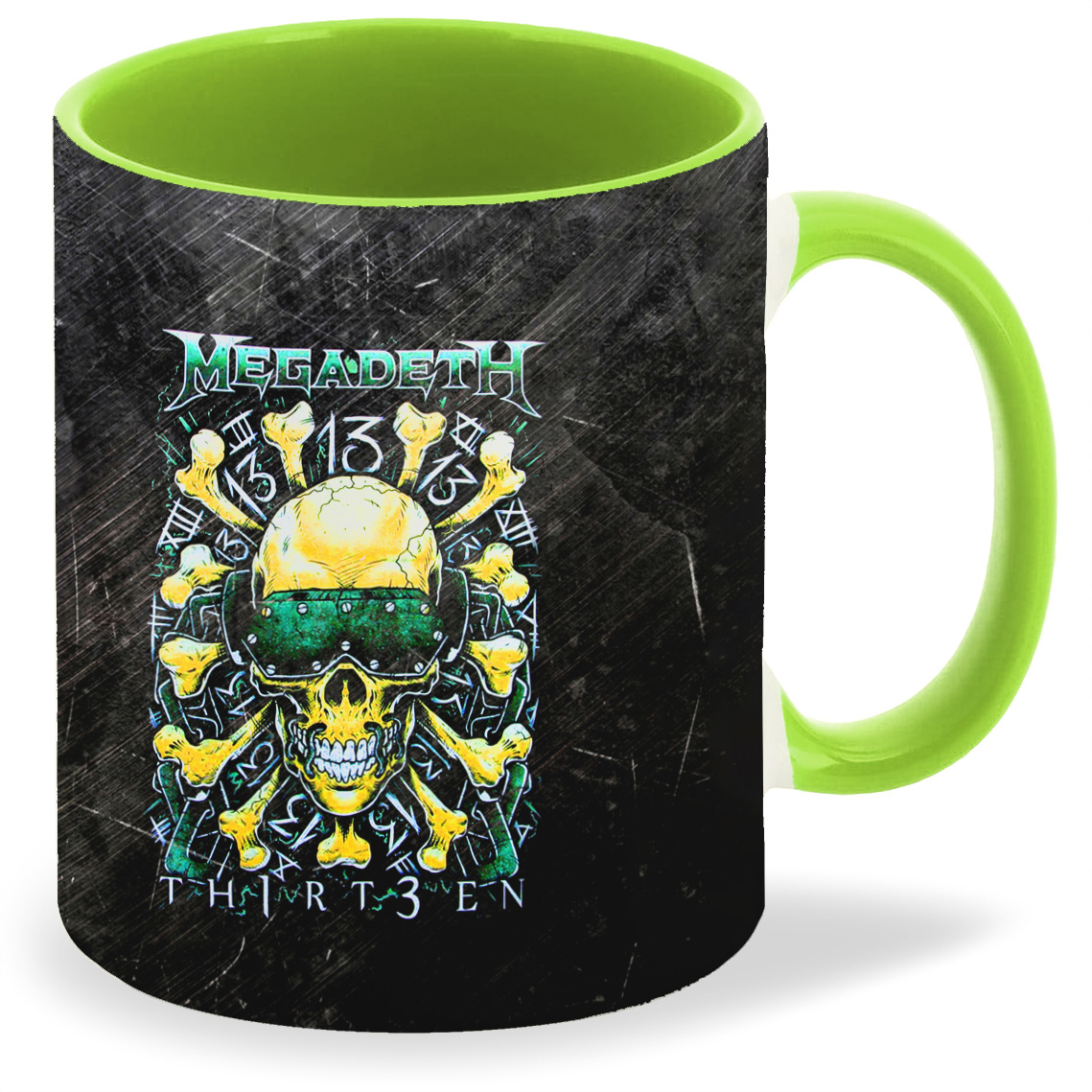 

Кружка CoolPodarok megadeth логотип череп2, megadeth логотип череп2