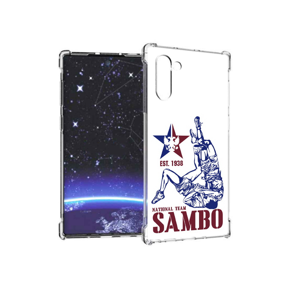

Чехол MyPads Tocco для Samsung Galaxy Note 10 единоборства самбо (PT135782.511.344), Прозрачный, Tocco