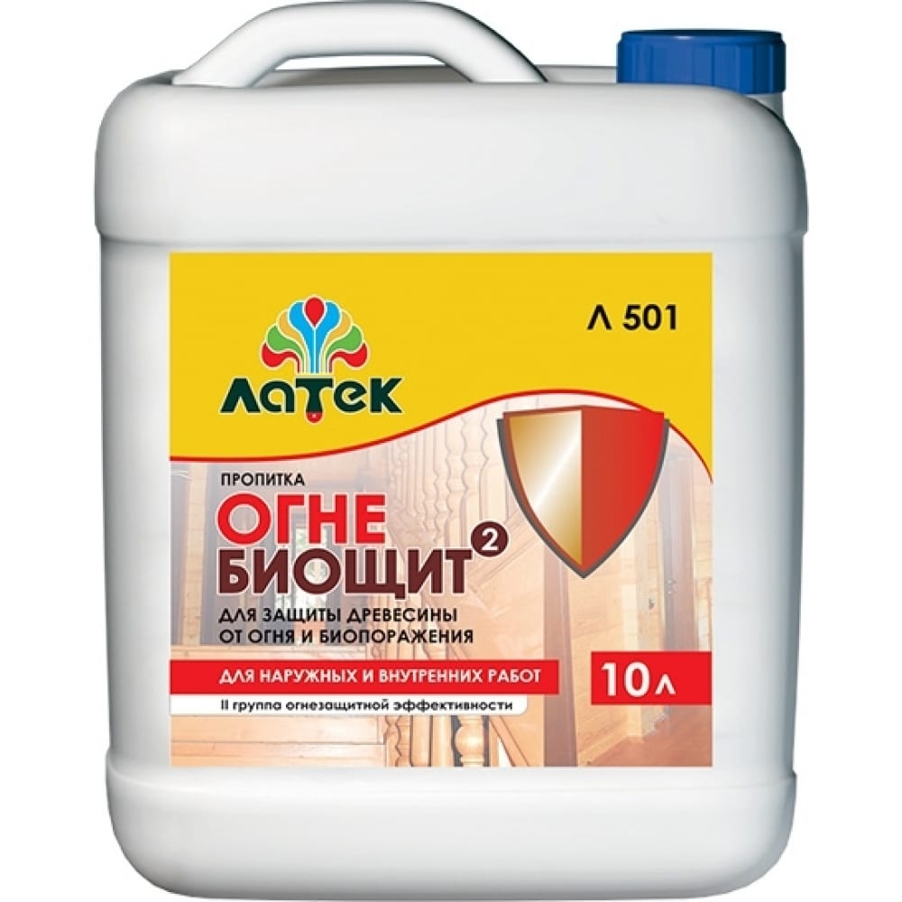 

Пропитка Латек "ОГНЕ-Биощит-2" 10 л Л501 LAI005