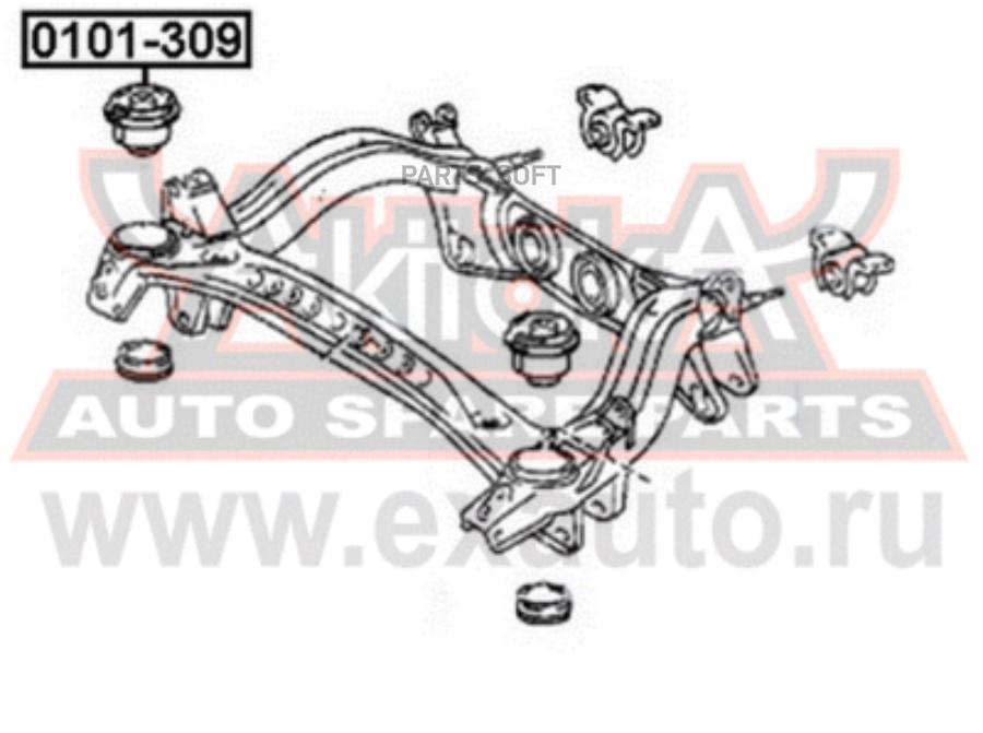 

Сайлентблок задней подвески Asva 0101-309