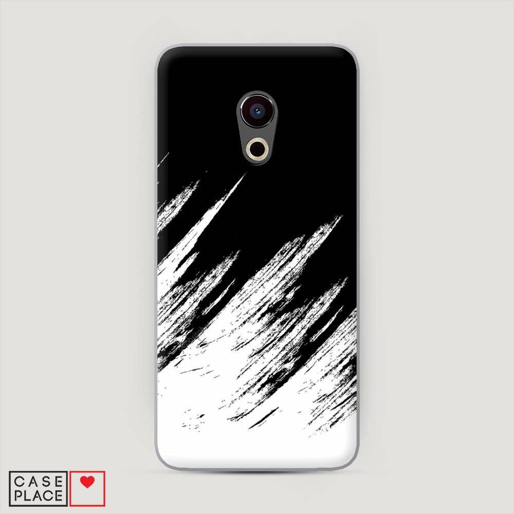 

Чехол Awog "Черно белые брызги" для Meizu Pro 6