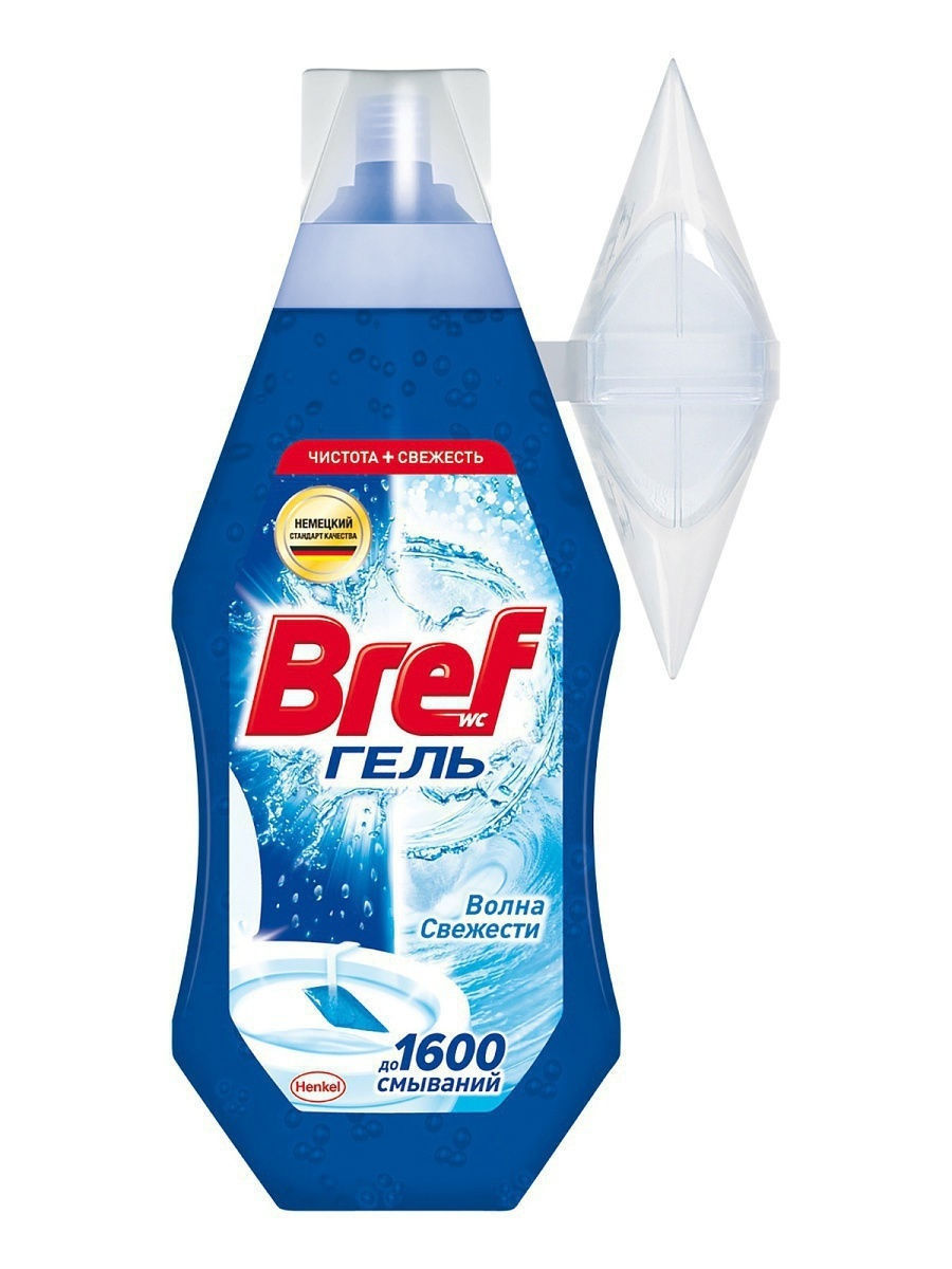 фото Гель bref wc-gel волна свежести для чистки и свежести унитаза, 360 мл