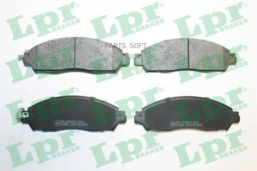 

Lpr 05P2056 Колодки Тормозные Nissan Navara 15- Передние 1Шт