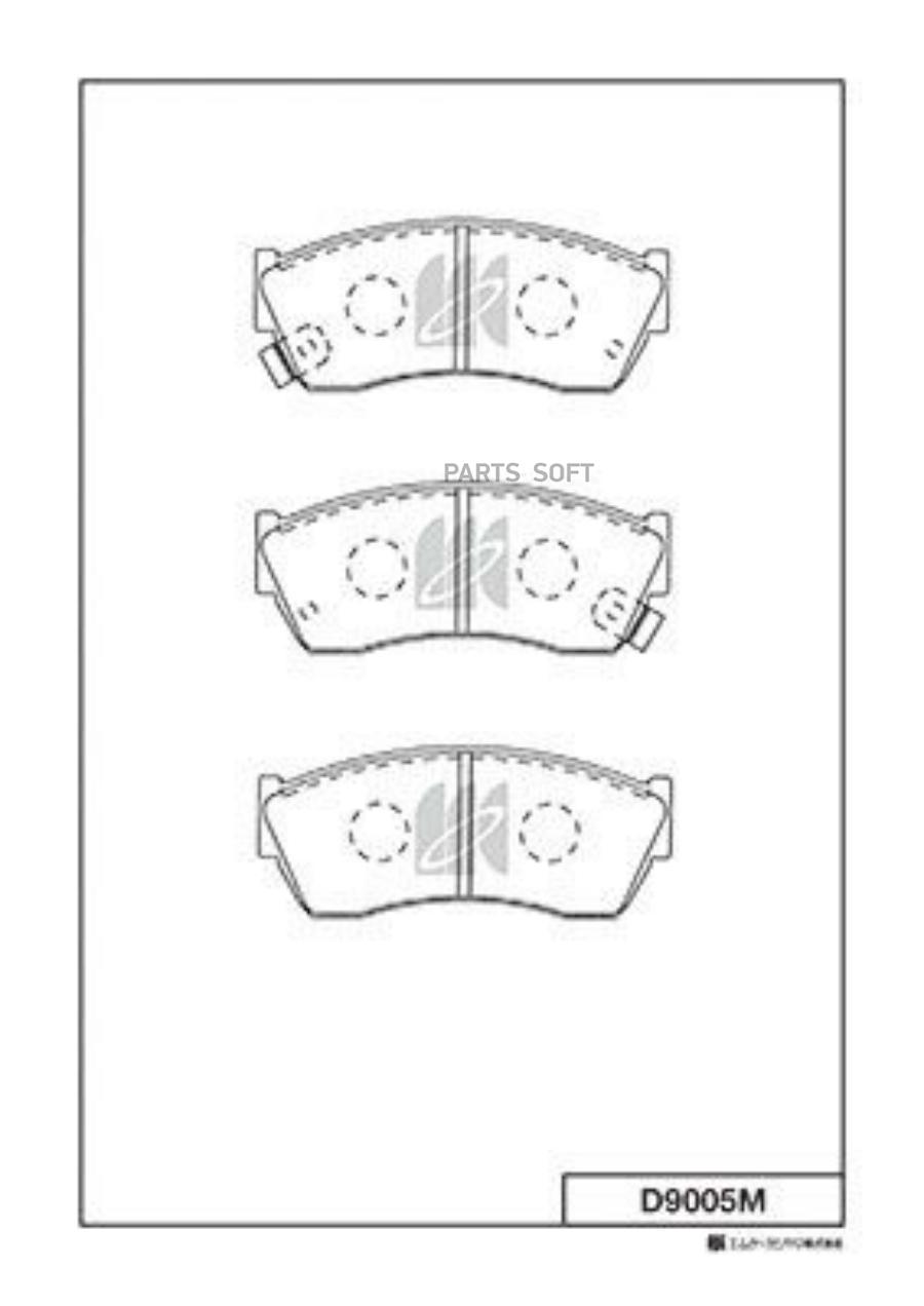 Тормозные колодки Kashiyama D9005M