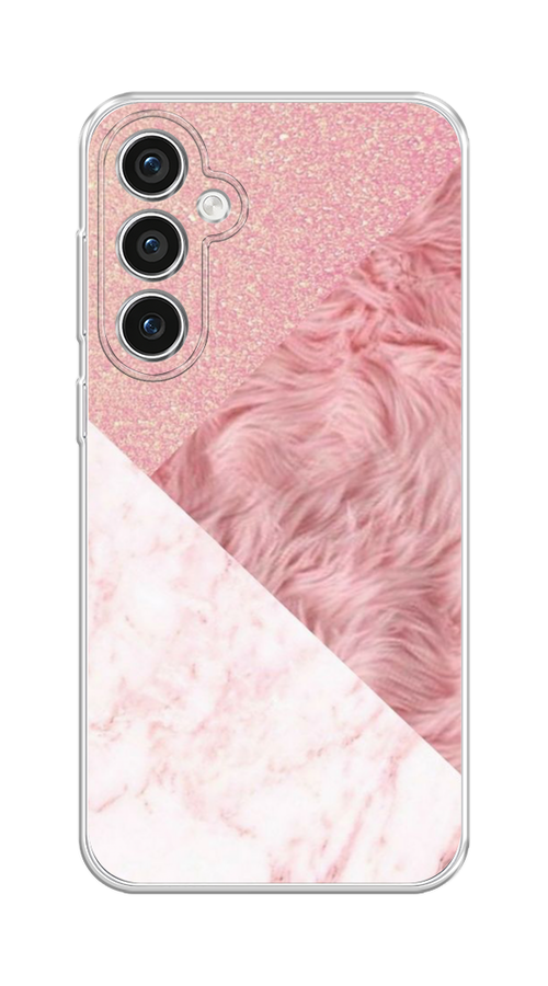 

Чехол Homey на Samsung Galaxy S23 FE 5G "Текстурные треугольники", Розовый;белый, 2108450-1